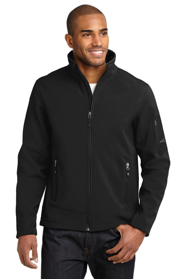 Eddie Bauer Rugged Ripstop Soft Shell Jacket. EB534-Outerwear-Black/ Black-XS-JadeMoghul Inc.