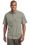 Eddie Bauer - Short Sleeve Fishing Shirt. EB608-Woven Shirts-Driftwood-2XL-JadeMoghul Inc.