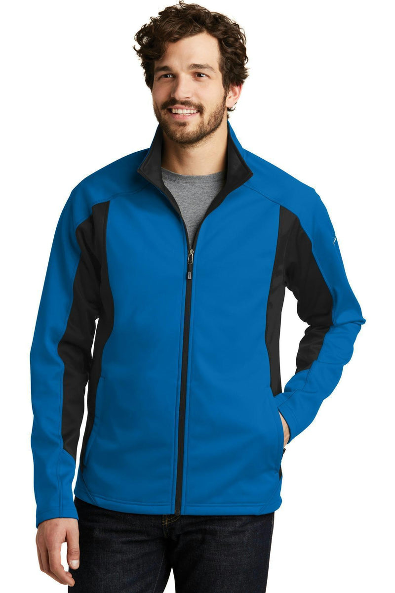 Eddie Bauer Trail Soft Shell Jacket. EB542-Outerwear-Expedition Blue/ Black-4XL-JadeMoghul Inc.