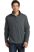 Eddie Bauer1/2-Zip microFleece Jacket. EB226-Sweatshirts/Fleece-Grey Steel-4XL-JadeMoghul Inc.
