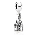 EDELL Magic Hat Eiffel tower 925 Silver Jewelry Charm Beads Castle Pendants Women DIY Fashion Jewelry heart-shaped-Yellow-JadeMoghul Inc.