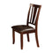 Edgewood I Side Chair, Withpu Cushion, Expresso Finish, Set Of 2-Armchairs and Accent Chairs-Espresso-Leatherette Solid Wood Wood Veneer & Others-JadeMoghul Inc.