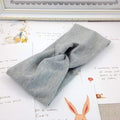 EE BABY HOT Women Headband Cross Top Knot Elastic Hair Bands Soft Solid Girls Hairband Hair Accessories Twisted Knotted Headwrap AExp