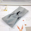 EE BABY HOT Women Headband Cross Top Knot Elastic Hair Bands Soft Solid Girls Hairband Hair Accessories Twisted Knotted Headwrap AExp