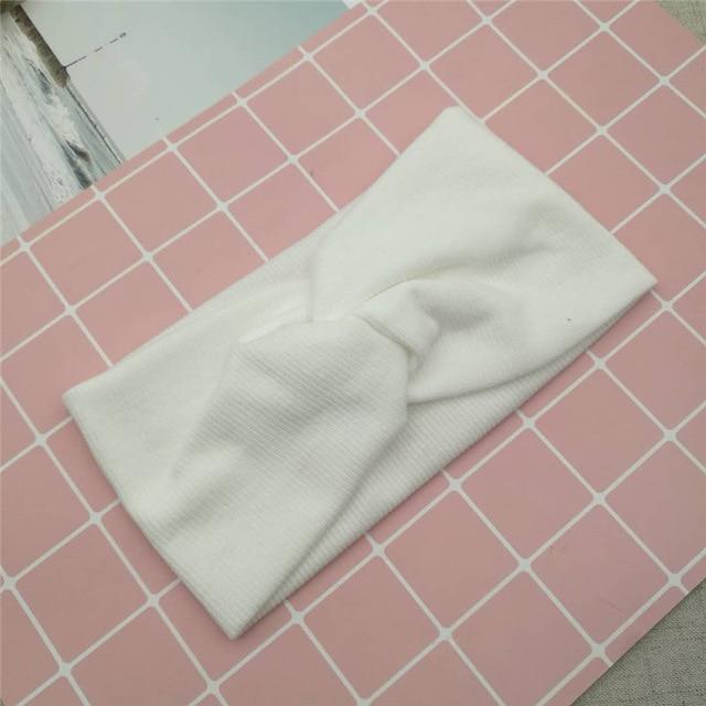 EE BABY HOT Women Headband Cross Top Knot Elastic Hair Bands Soft Solid Girls Hairband Hair Accessories Twisted Knotted Headwrap AExp