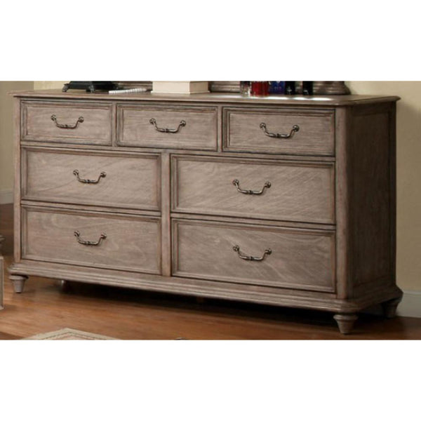 Effortlessly Stylish Transitional Style Dresser, Rustic Natural Brown-Dressers-Brown-Wood-JadeMoghul Inc.