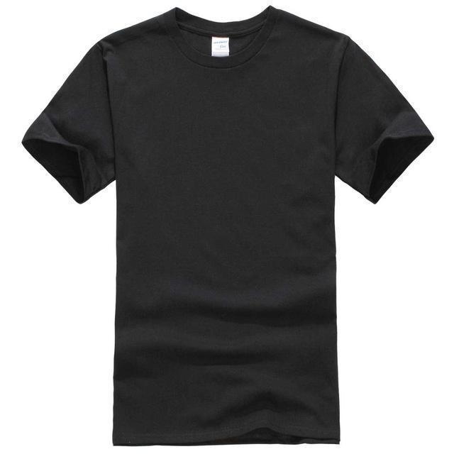 EINAUDI 2017 New Solid color T Shirt Mens Black And White 100% cotton T-shirts Summer Skateboard Tee Boy Skate Tshirt Tops-Black-XS-JadeMoghul Inc.