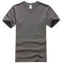 EINAUDI 2017 New Solid Color T Shirt Mens Black And White 100% Cotton T-shirts Summer Skateboard Tee Boy Skate Tshirt Tops ^d64-dark gray-XS-JadeMoghul Inc.
