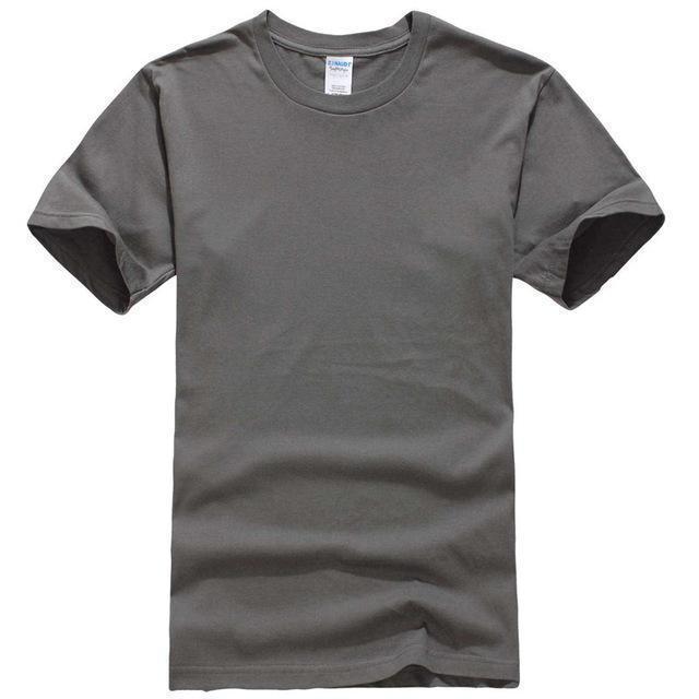 EINAUDI 2017 New Solid Color T Shirt Mens Black And White 100% Cotton T-shirts Summer Skateboard Tee Boy Skate Tshirt Tops ^d64-dark gray-XS-JadeMoghul Inc.