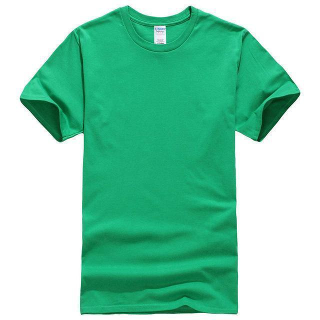 EINAUDI 2017 New Solid Color T Shirt Mens Black And White 100% Cotton T-shirts Summer Skateboard Tee Boy Skate Tshirt Tops ^d64-green-XS-JadeMoghul Inc.