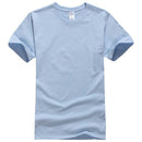 EINAUDI 2017 New Solid Color T Shirt Mens Black And White 100% Cotton T-shirts Summer Skateboard Tee Boy Skate Tshirt Tops ^d64-light blue-XS-JadeMoghul Inc.