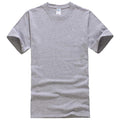 EINAUDI 2017 New Solid Color T Shirt Mens Black And White 100% Cotton T-shirts Summer Skateboard Tee Boy Skate Tshirt Tops ^d64-light gray-XS-JadeMoghul Inc.