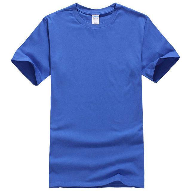 EINAUDI 2017 New Solid Color T Shirt Mens Black And White 100% Cotton T-shirts Summer Skateboard Tee Boy Skate Tshirt Tops ^d64-sapphire-XS-JadeMoghul Inc.