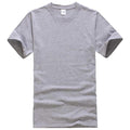 EINAUDI 2017 New Solid color T Shirt Mens Black And White 100% cotton T-shirts Summer Skateboard Tee Boy Skate Tshirt Tops-Light grey-XS-JadeMoghul Inc.