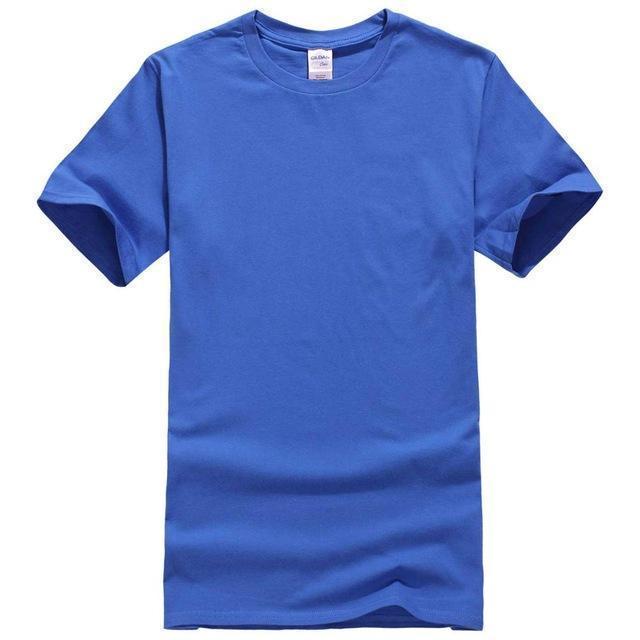 EINAUDI 2017 New Solid color T Shirt Mens Black And White 100% cotton T-shirts Summer Skateboard Tee Boy Skate Tshirt Tops-sapphire-XS-JadeMoghul Inc.