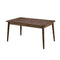 Eindride Mid-Cent Modern Dining Table, Brown-Dining Tables-Brown-Solid Wood Wood Veneer & Others-JadeMoghul Inc.