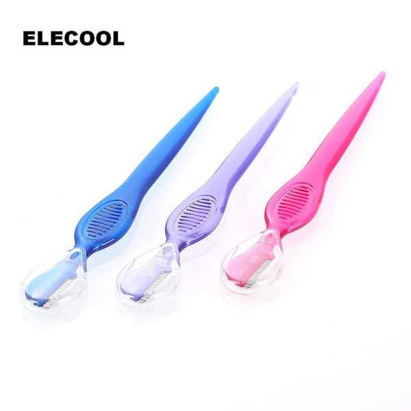 ELECOOL 1Pcs Eyebrow Razor Facial Hair Remover Eyebrow Trimmer Sharp Mini Makeup Knife Blade Eye Brow Shaping Hair Remover Tool--JadeMoghul Inc.