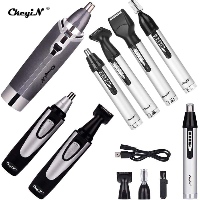 Electric Nose Hair Trimmer Multifunctional Hair Remover Ear Eyebrow Beard Shaver Razor Face Hair Cutter Rechargeable or Battery JadeMoghul Inc. 