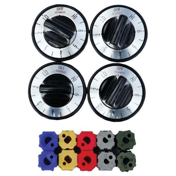 Electric Range Surface Burner Knobs, 4 pk-Range Replacement Elements & Accessories-JadeMoghul Inc.