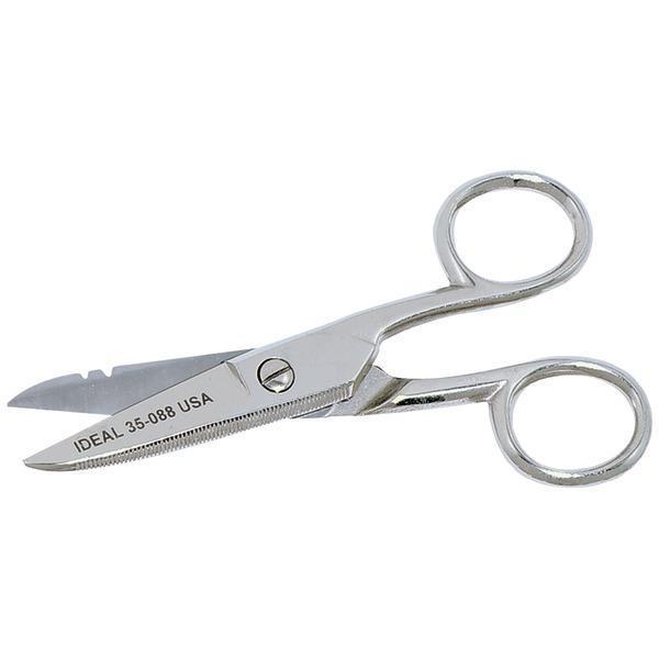 Electrician's Scissors with Stripping Notch-Installation & Inspection Tools-JadeMoghul Inc.