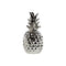 Elegant Pineapple Figurine In Ceramic, Silver-Statues-Silver-Ceramic-JadeMoghul Inc.