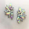 Elegant Rhinestone Crystal Stud Earrings-crystal AB-JadeMoghul Inc.
