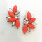 Elegant Rhinestone Crystal Stud Earrings-light red-JadeMoghul Inc.