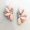 Elegant Rhinestone Crystal Stud Earrings-pink 2-JadeMoghul Inc.