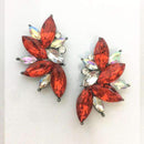 Elegant Rhinestone Crystal Stud Earrings-red 2-JadeMoghul Inc.