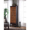 Elegant Tall Wooden Accent Cabinet, Brown And Black-Accent Chests and Cabinets-Brown and Black-Wood-JadeMoghul Inc.