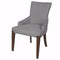 Elegantly Designed Essex Arm Chair-Armchairs and Accent Chairs-Gray-Rubber WoodPolyesterFoam-JadeMoghul Inc.