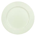 Elegantly Designed Round Shape Ceramic Plate with Great Durability, White