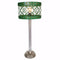 Elegantly Striking Metal Cutout Table Lamp, Green-Table Lamps-Green-METALPVCCRYSTAL-JadeMoghul Inc.