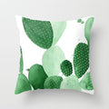 Elife Retro Green Leaves Cactus Linen cotton cushion case Polyester Home Decor Bedroom Decorative Sofa Car Throw Pillows-3-45x45cm-JadeMoghul Inc.