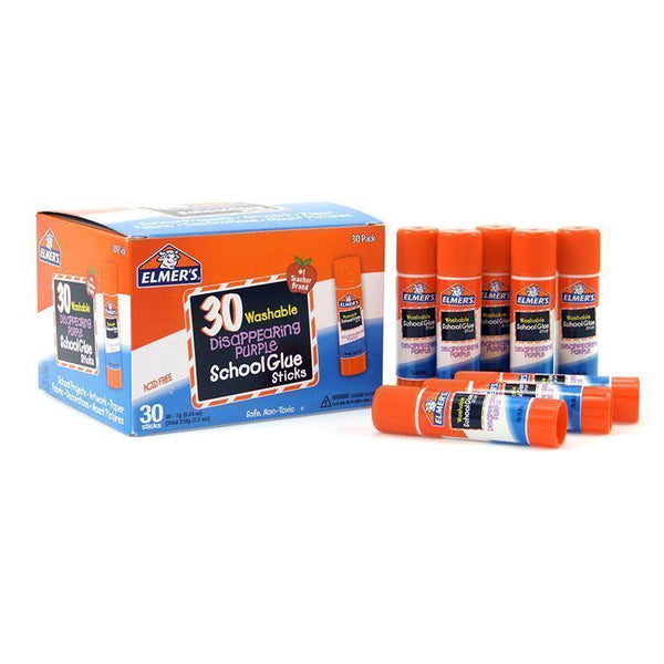 ELMERS 30PK SCHOOL PURPLE GLUE-Arts & Crafts-JadeMoghul Inc.