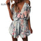 ELSVIOS Women Rompers print lace Jumpsuit Summer Short pleated Overalls Jumpsuit Female chest wrapped strapless Playsuit-1-L-JadeMoghul Inc.