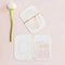 Embossed Pearls and Lace with Aqueous Personalisation - Accessory Cards Pastel Pink (Pack of 1)-Weddingstar-Candy Apple Green-JadeMoghul Inc.