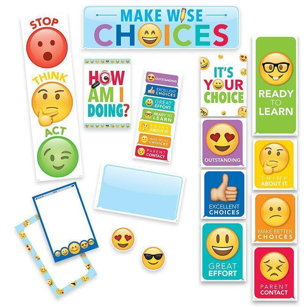 EMOJI FUN BEHAVIOR CHART MINI BBS-Learning Materials-JadeMoghul Inc.