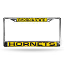 Mercedes Benz License Plate Frame Emporia State Laser Chrome Frame