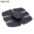 EMS Wireless Muscle Stimulator Trainer Smart Fitness Abdominal Training Electric Weight Loss Stickers Body Slimming Massager AExp