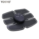 EMS Wireless Muscle Stimulator Trainer Smart Fitness Abdominal Training Electric Weight Loss Stickers Body Slimming Massager AExp