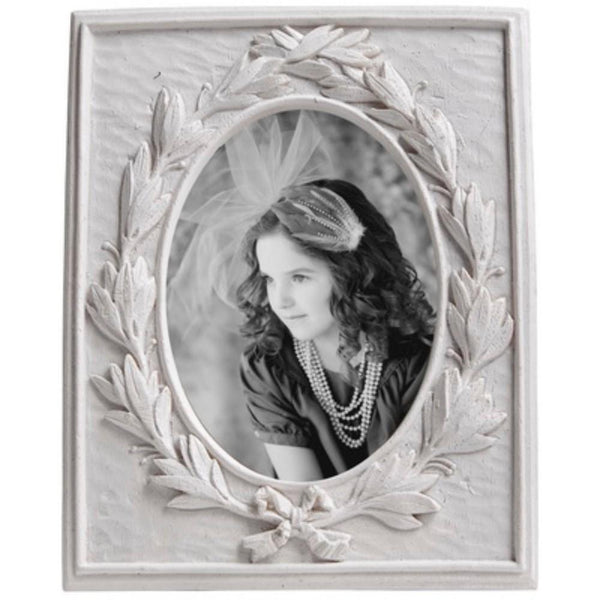 Enchanting photo frame in ivory white - Large-Home Accent-Ivory White-POLYESTERNARECALCIUMCARBONATEglasspapercardboard-JadeMoghul Inc.