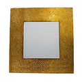 Enchanting Square Mosaic Patented Mirror, Gold-Wall Mirrors-Gold-MOSAIC-JadeMoghul Inc.