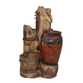 Enchanting Water Fountain decor - Benzara-Indoor Fountains-Multicolor-Resin-JadeMoghul Inc.