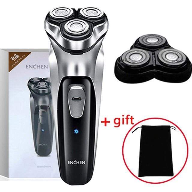 Enchen Electric Shaver Men's Razor Beard Trimmer shaver for men  3 blades portable beard trimmer cutting machine for sideburns 5 AExp