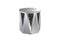 End Table With Octagonal Mirrored Top, Clear And Black-Side & End Tables-Clear-Mirror, Glass and Wood-JadeMoghul Inc.