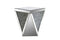 End Table with Square Mirrored Top, Clear-Side & End Tables-Clear-Mirror, Glass and Wood-JadeMoghul Inc.