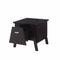 End Table With Unique Drawer, Brown-Side Tables and End Tables-Brown-Wood-JadeMoghul Inc.