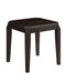 End Tables Solid Wooden End Table With Beveled Corners, Walnut Brown Benzara