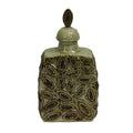 Endearing Ceramic Vase - Benzara-vases-Green-Ceramic-Shiny-JadeMoghul Inc.